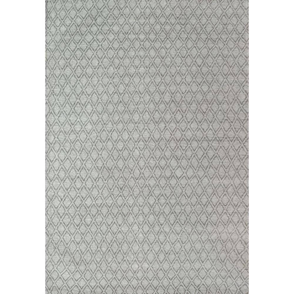 Dynamic Rugs 4264-910 Ray 5X8 Rectangle Rug in Silver   